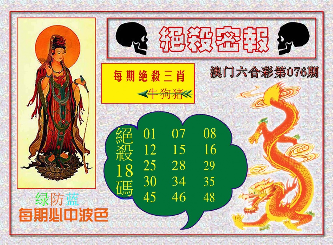076期绝杀密报[图]